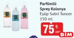 EYÜP SABRİ TUNCER PARFÜMLÜ SPREY KOLONYA 150 ML fiyat ve kampanya bilgisi